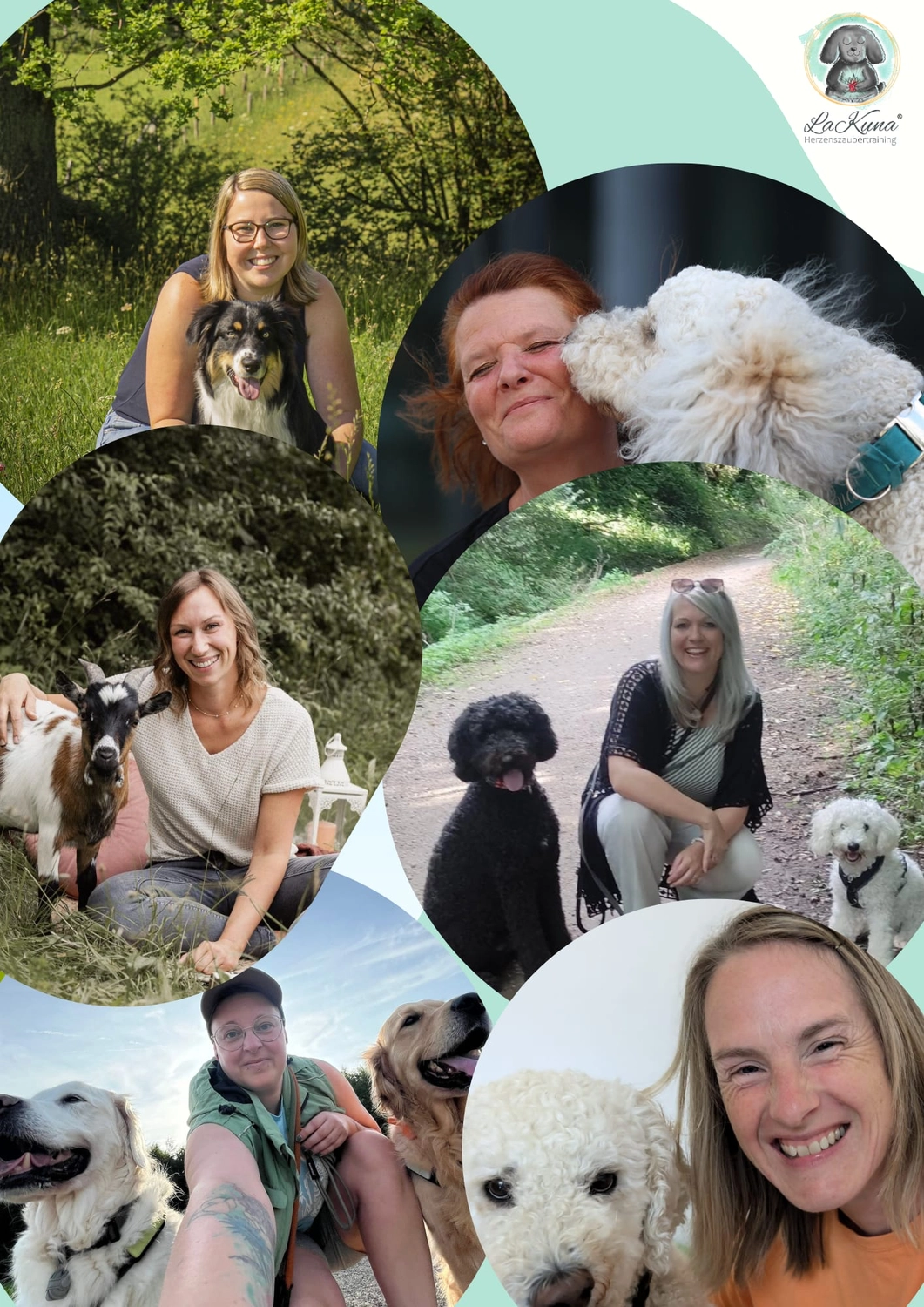 Lena Kuna-Schallenberg mit Hunden