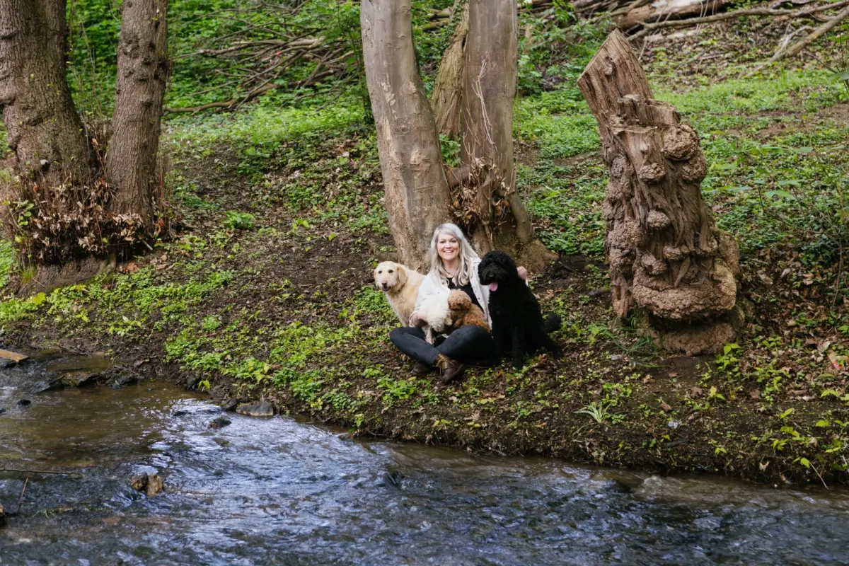 Lena Kuna-Schallenberg mit Hunden